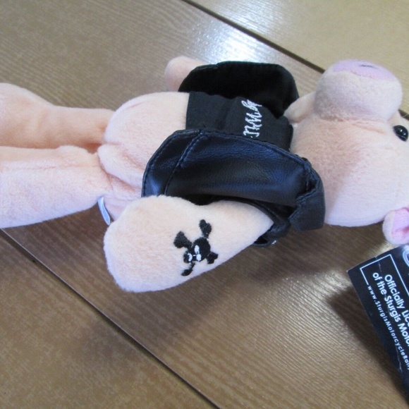 Sturgis 2005 Motorcycle Rally 9" Hog Wild Plush Porky Pig Doll - Picture 8 of 10